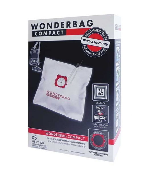 Sacchetti aspirapolvere originali Rowenta Wonderbag